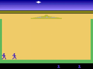 Lost Luggage title screen for Atari 2600